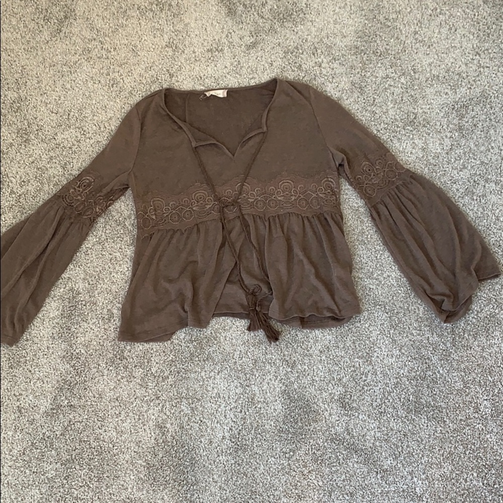 Brown hippy Altered state shirt